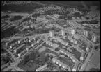 Flygfoto över stadsdel Gideonsberg/Skallberget, Bergslagsvägen, Västerås.