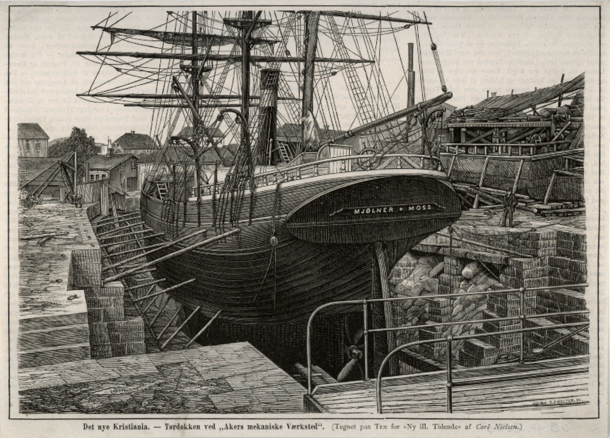 seilbåt, dokk, tørrdokk