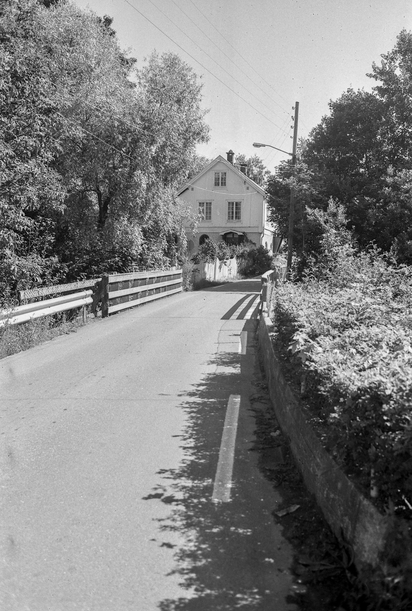 Divererse motiver fra Hølen. Skøyen kolonial. Hølenselva med småbåter og fine sommermotiver. Bro over Tegnebyholtet. Stasjonsmesteren eller postmesteren.
Fotograf: ØB Ukjent