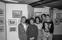 Kolbotn Malerklubb med juleutstilling i Kolbotn Bibliotek.
F