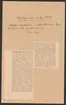 Höganäs stenkolsgruvors kronologi.
Ur Carl Sahlins bergshistoriska samling.