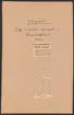 Höganäs stenkolsgruvors kronologi.
Ur Carl Sahlins bergshistoriska samling.