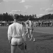 Friidrottstävlingar i Hällefors.
Augusti 1956.