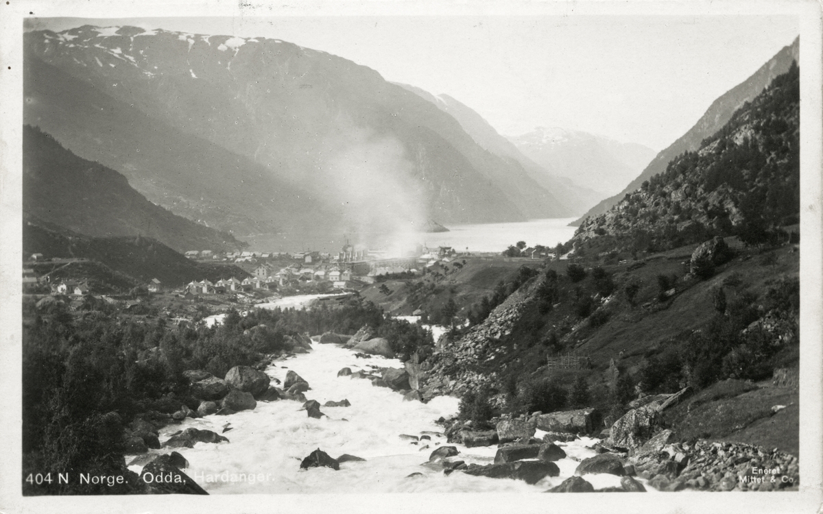 Eidesfossen, Opo, som renn gjennom Odda.