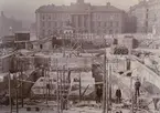 Bygget av Kungliga Operan, Stockholm 1891-1898. Ur album 