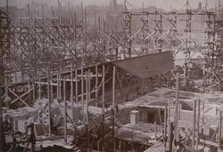 Bygget av Kungliga Operan, Stockholm 1891-1898. Ur album "Ko