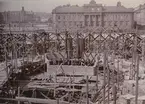 Bygget av Kungliga Operan, Stockholm 1891-1898. Ur album 
