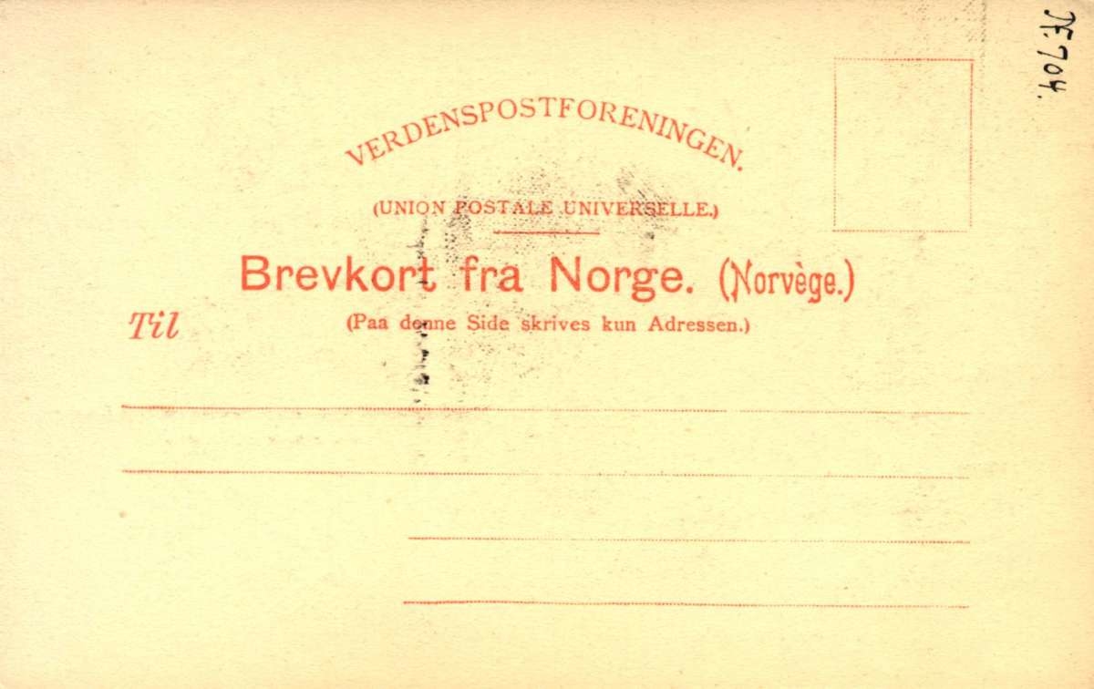 Postkort. "Støtte ved Sinclairs Grav". "Skottelaaven, hvor efter Sagnet en Del fagne Skotter blev ihjelslaaet"