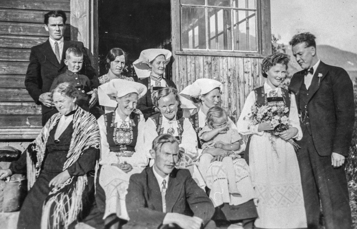 Gudrun og Kjøster Spigseth sitt bryllaup på Reinsnos