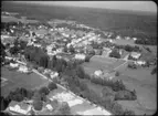 Flygfoto över Vrigstad i Sävsjö kommun. Nr K 358.
