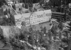 Flygfoto över Eksjö Sanatorium i Jönköpings län. Nr K 302.