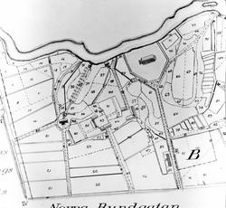 Detaljritning av skiftekarta över Holmens och Stockslycke by