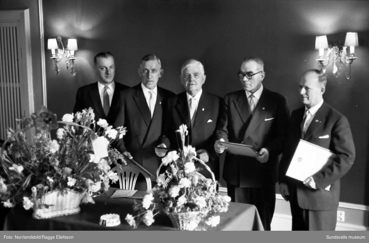 Köpmannaförbundet firar 60-årsjubileum i Stadshuset.