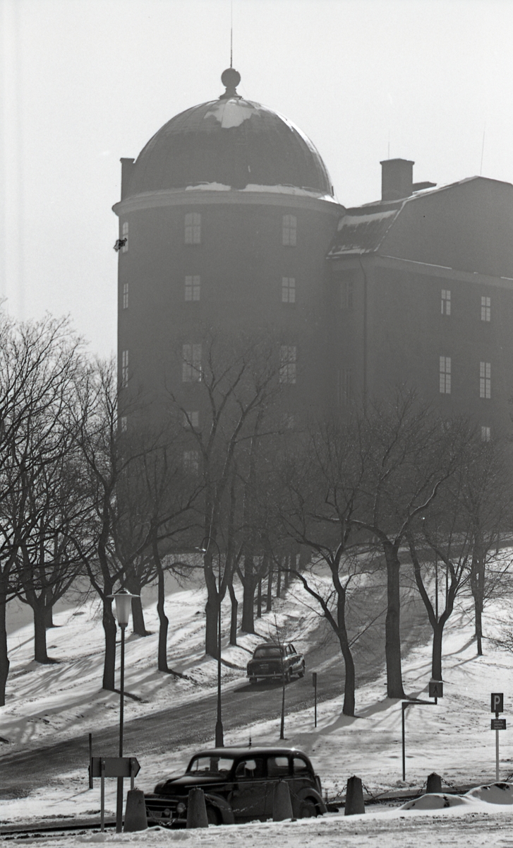 Uppsala slott, Slottsbacken, Uppsala 1961