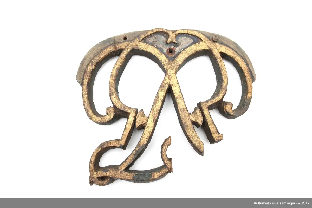 Monogram i tre for Fredrik V av Danmark-Norge.