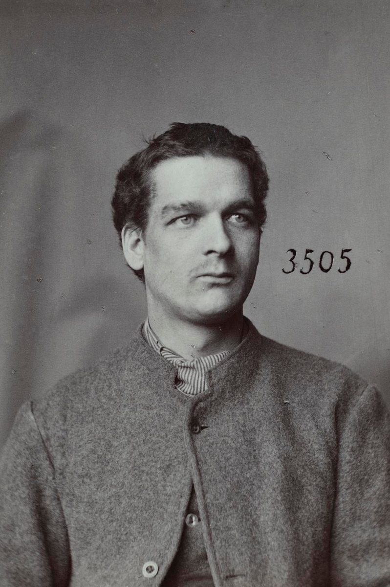 Registreringsfoto fra Kristiania-politiets forbryteralbum 1890 - 1895