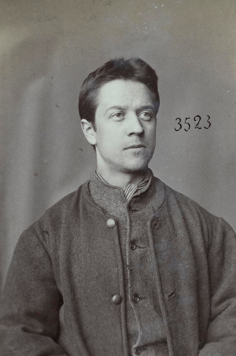 Registreringsfoto fra Kristiania-politiets forbryteralbum 1890 - 1895