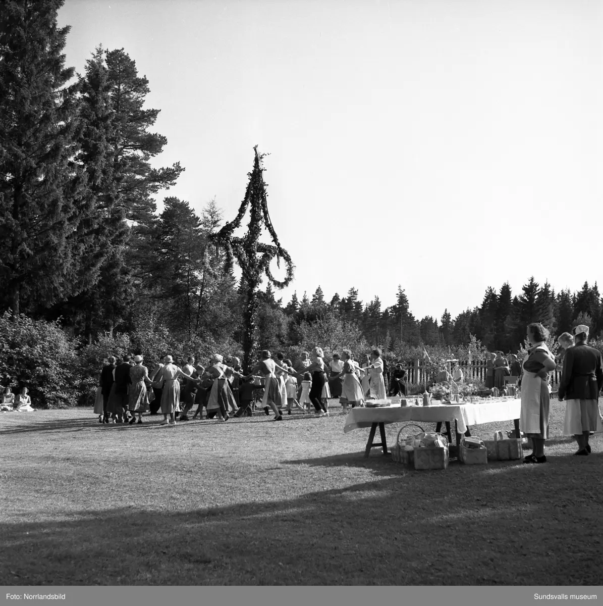 Midsommarfest på Sanatoriet.