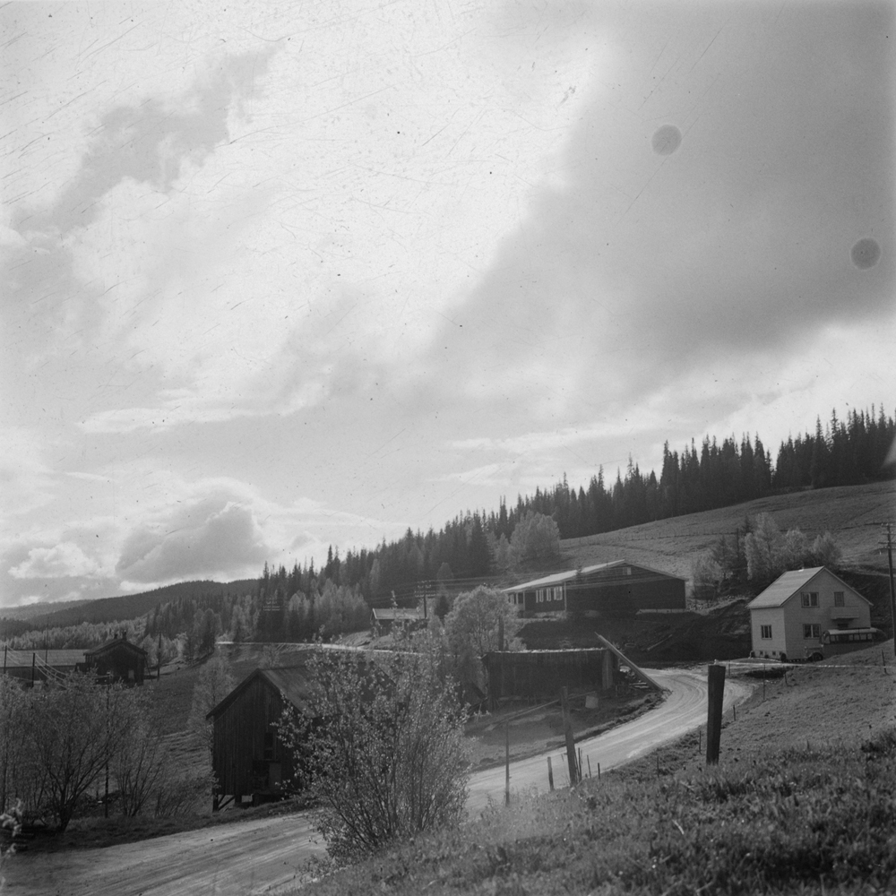 Hattfjelldal. Bebyggelse.I forbindelse med Hattfjelldal Kommunes 100 års jubileum sommeren 1962.