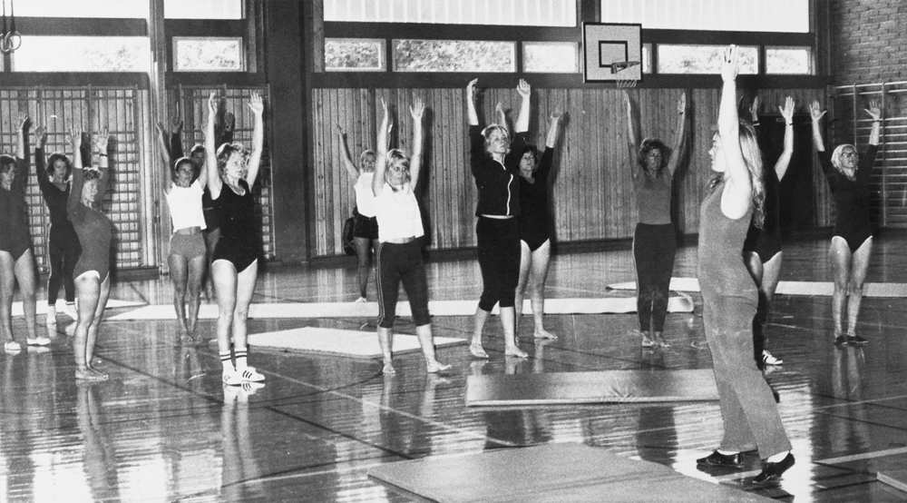 Gymnastikklærere på kurs i Mosjøen.
