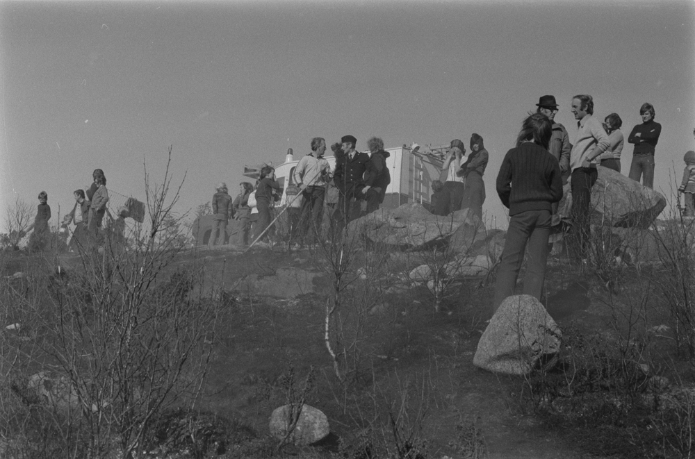 Grasbrann på Hals, slokkingsarbeid.