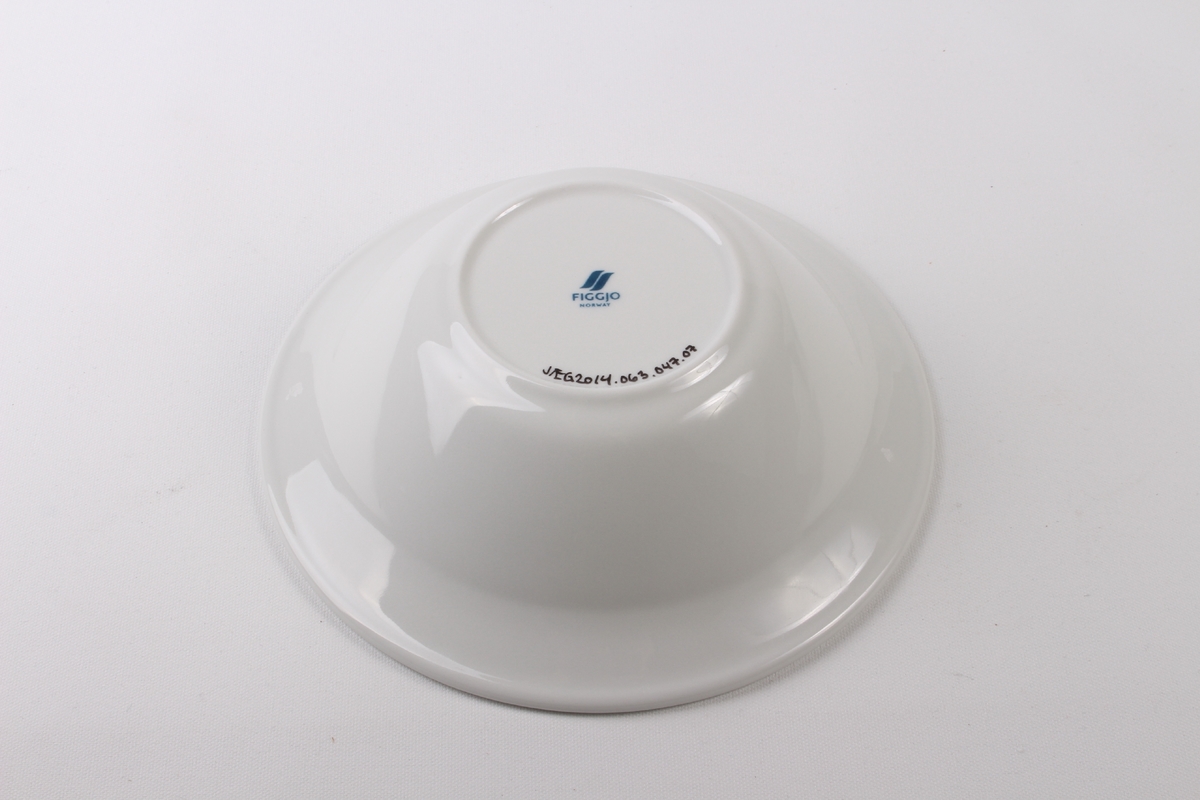 Rektangulær tallerken.