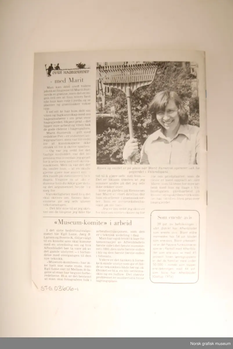 Aftenbladets inforavis. Nr. 2 - Juni 1976 - 14 årgang.