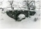 Hed sn, Ängsbäcken.
Stenvalvsbro på vägen mellan Larsbo - Lugnet. 1973-1974.