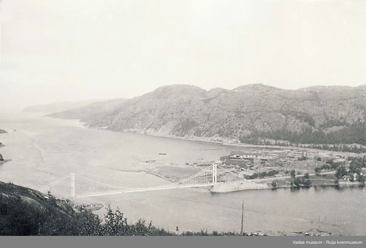 Broen ved Elvenes i Sør-Varanger ca 1933.