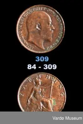 Farthing. England.