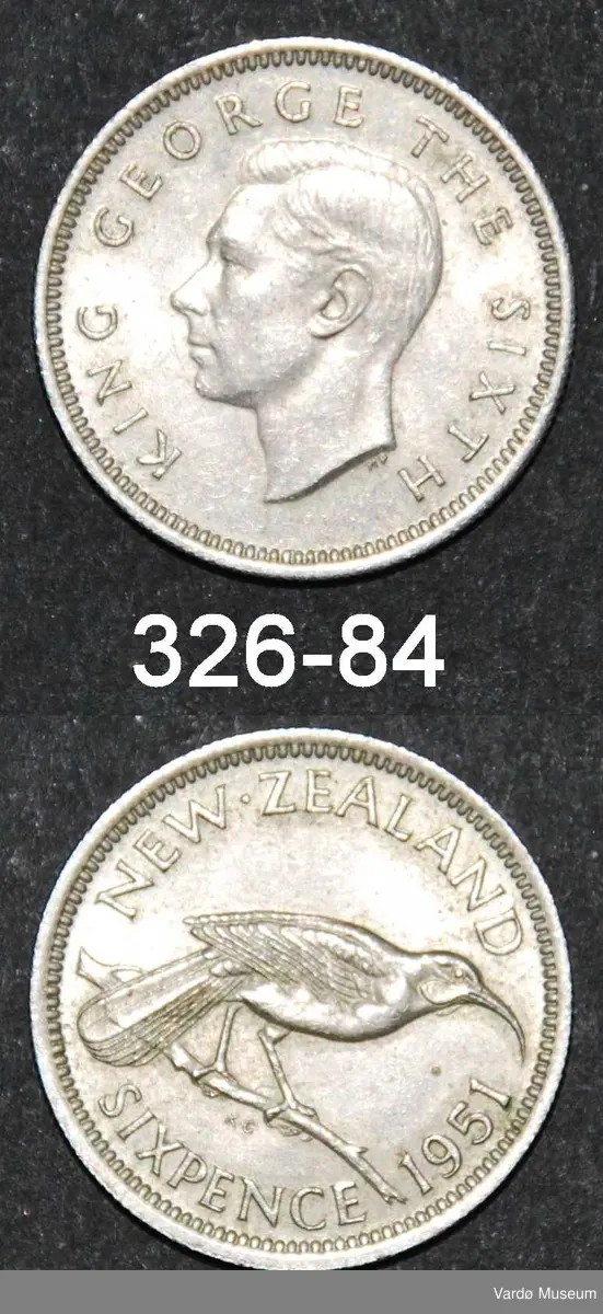 6 pence. New Zealand.