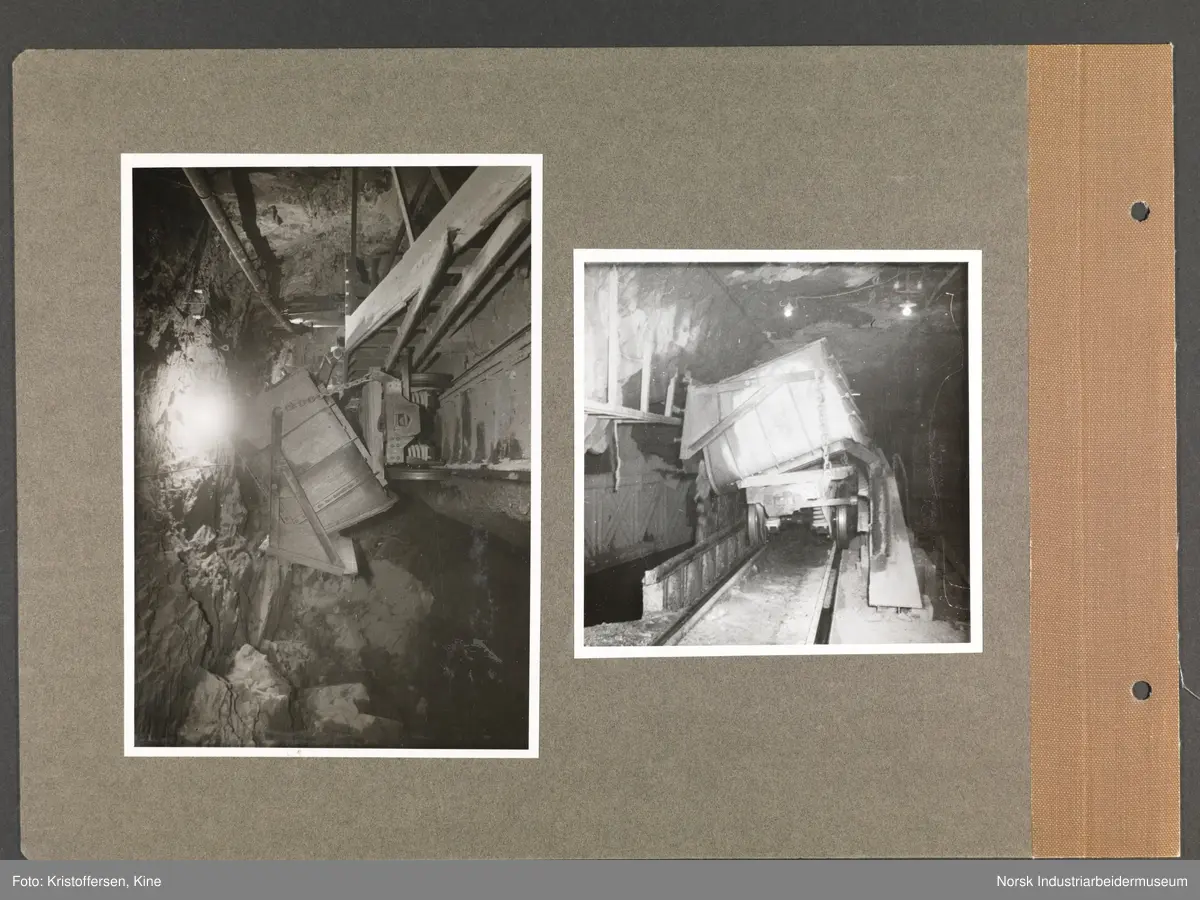 Fotoalbum med 48 sider og 69 innlimte fotografier fra Norsk Hydro på Herøya.