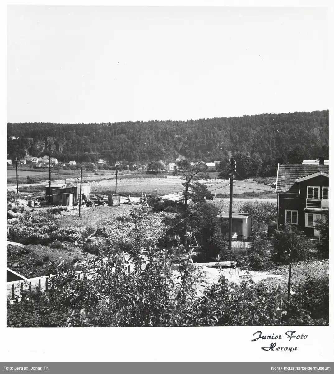 Fra arbeidet med kanalen Gunneklev-Frierfjorden