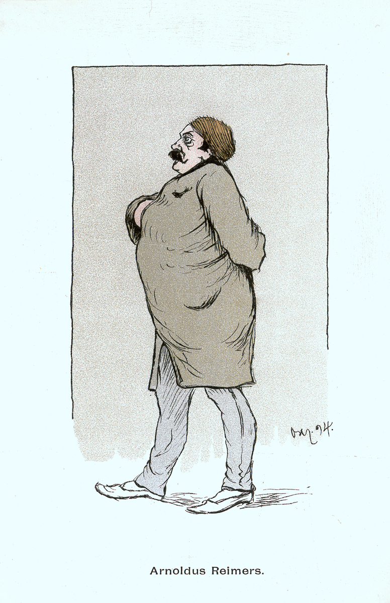 karikatur, mann, skuespiller