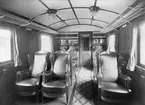 Statens Järnvägar, SJ andra klass salongsvagn, interiör