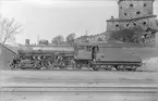 Snälltågsloket SJ A 1010 på vändskiva vid Göteborg station. Byggdes av Motala verkstad 1907 och skrotades 1937.