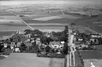 Flygfoto över Tågarp station med omnejd.