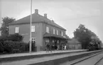 Helsingborg - Hässleholm Järnväg, HHJ lok 16 vid Kvidinge station.