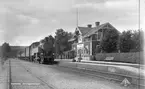 Göteborg - Borås Järnväg, GBJ lok 25 vid Sandared station.