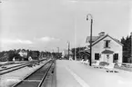 Järnvägsstationen i Kvicksund.