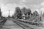 Järnvägsstationen i Lesjöfors.
