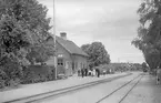 Järnvägsstationen i Björboholm.