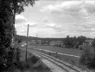 Station anlagd 1898, öppnad 25.11.1899, stationshus med en och en halv våning i trä. Nedklassad till hållplats och avbemannad 1.10.1934 och i samband med detta togs semaforen bort. 1955 återbemannades Mjöbäck och ljussignaler och växelförregling uppsattes. I maj 1959 blev Mjöbäck åter hållplats. Stationen anlagd 1900. 1949 reparerades tjänstelokal och bostad