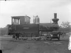HBJ lok 1. Fick namnet Halmstad. Loket tillverkades av Nohab. Bilden är troligen tagen vid leveransen. Såldes 1947 till Sveriges Järnvägar, fick littera  SJ  K3t  4050. Skrotades 1954.