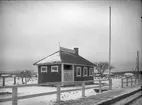 Hållplatsen  Bergslagernas Järnvägar, BJ. Hållplats öppnad 1898.