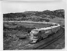 Persontåg tillhörande Atchison, Topeka and Santa Fe Railway, ATSF 