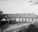 Järnvägsstationen i  Dalkarlsberg, invigdes 1873 och inrättades i det Dalkarlsbergs Gruvfälts gamla materialhus som stod färdigt 1828.
1940 upphörde persontrafiken från Dalkarlsberg och 1953 upphörde även godstrafiken, året därpå togs spåret bort.