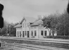 Deje järnvägsstation, anlagd av Bergslagernas Järnvägar 1876.