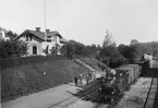 Falerum station, Norsholm - Bersbo Järnväg, NBJ lok 10.