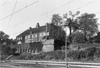 Liljeholmens järnvägsstation blev färdigt i september 1911och rivdes 1959.